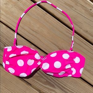 Polka dot bikini top